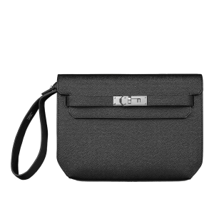 Hermès Kelly Depeches 25 Togo Black Palladium Hardware