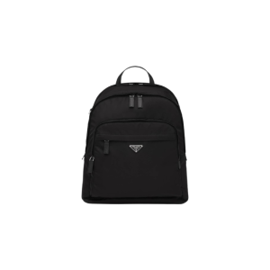 Prada Re-Nylon logo-plaque backpack