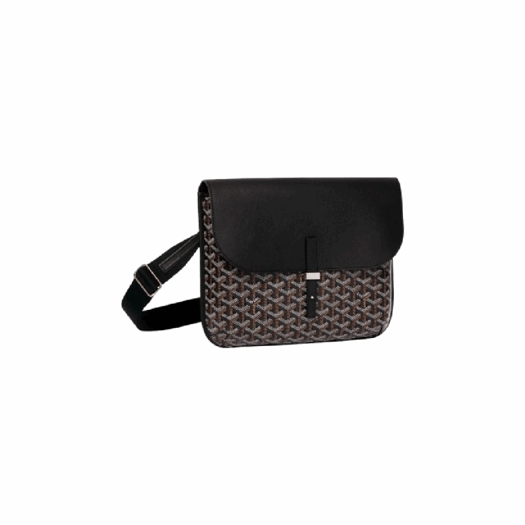 black goyard mens messenger bag