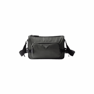 Medium Re-Nylon and Saffiano leather shoulder bag